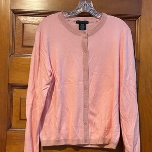 Apostrophe Blush Pink Knit Cardigan with Bling
